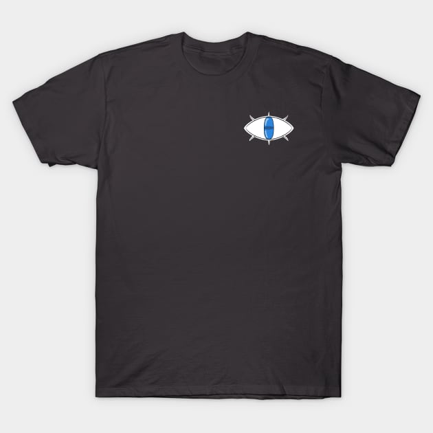 Oblong Eye Design (Upper Corner) T-Shirt by GlitterStyx